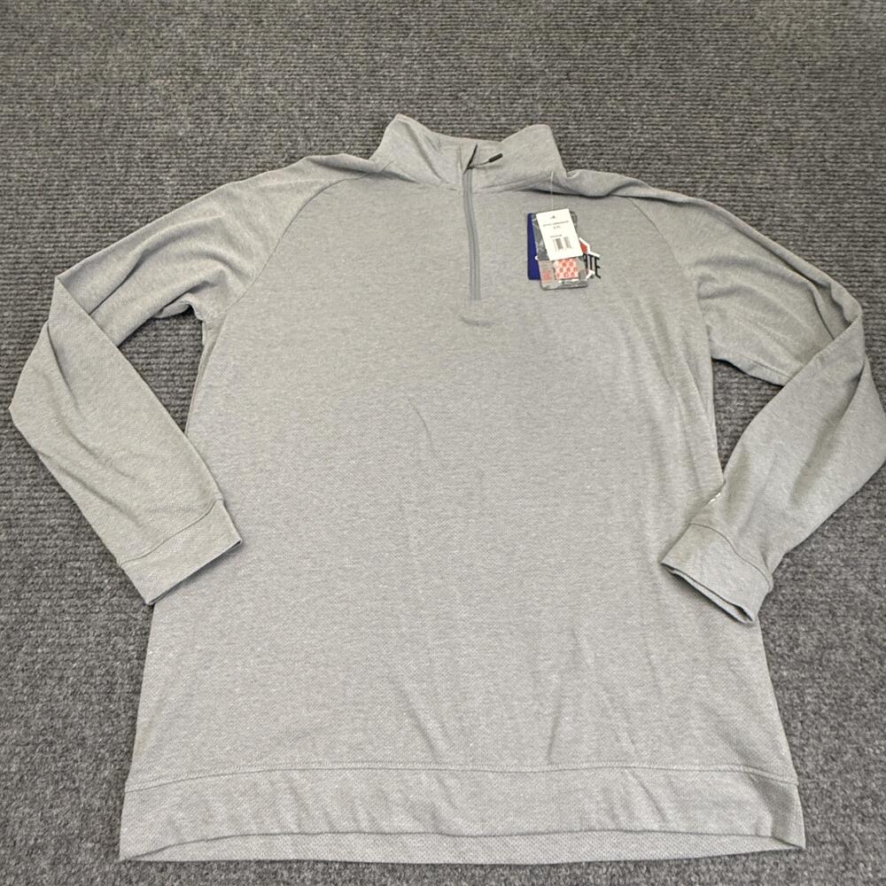 Ohio State Buckeyes Sweatshirt Mens Large Gray NCAA Football Champion 1/4 Zip